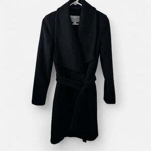 Cole Haan Black Wool Coat